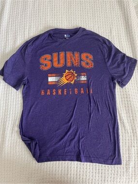 NBA Phoenix Suns Purple and Orange Graphic Tee